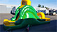 14' Green Backyard Water Slide for Sale