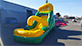 14' Green Backyard Water Slide for Sale